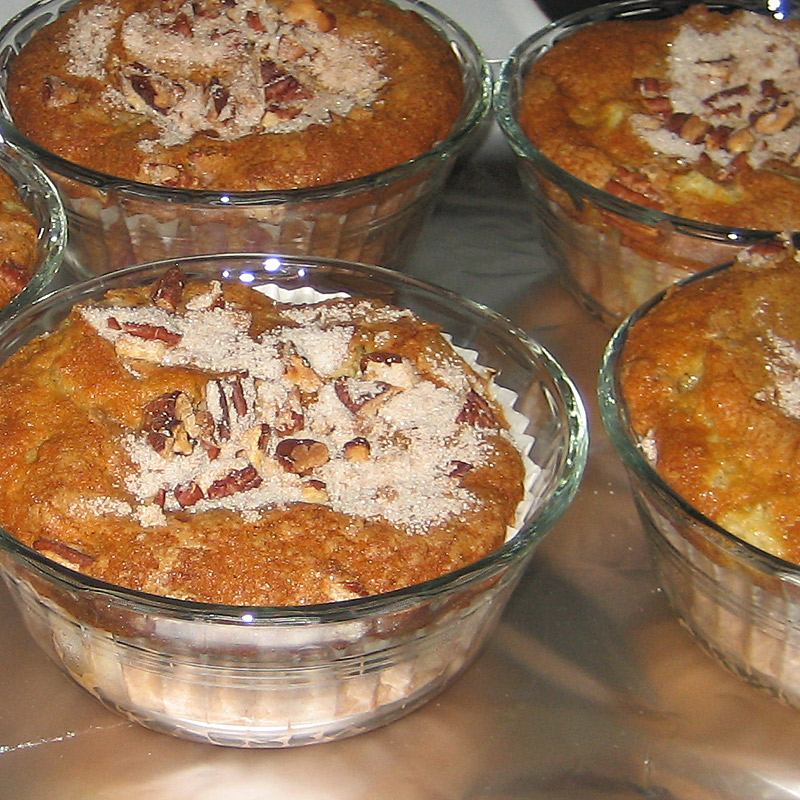 Rhubarb Cake Muffins